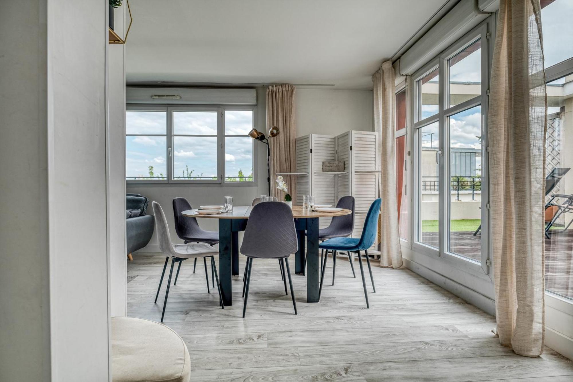 Appartement Family Terrasse 6-7Pers Proche Disney Et Gare Montévrain Kültér fotó