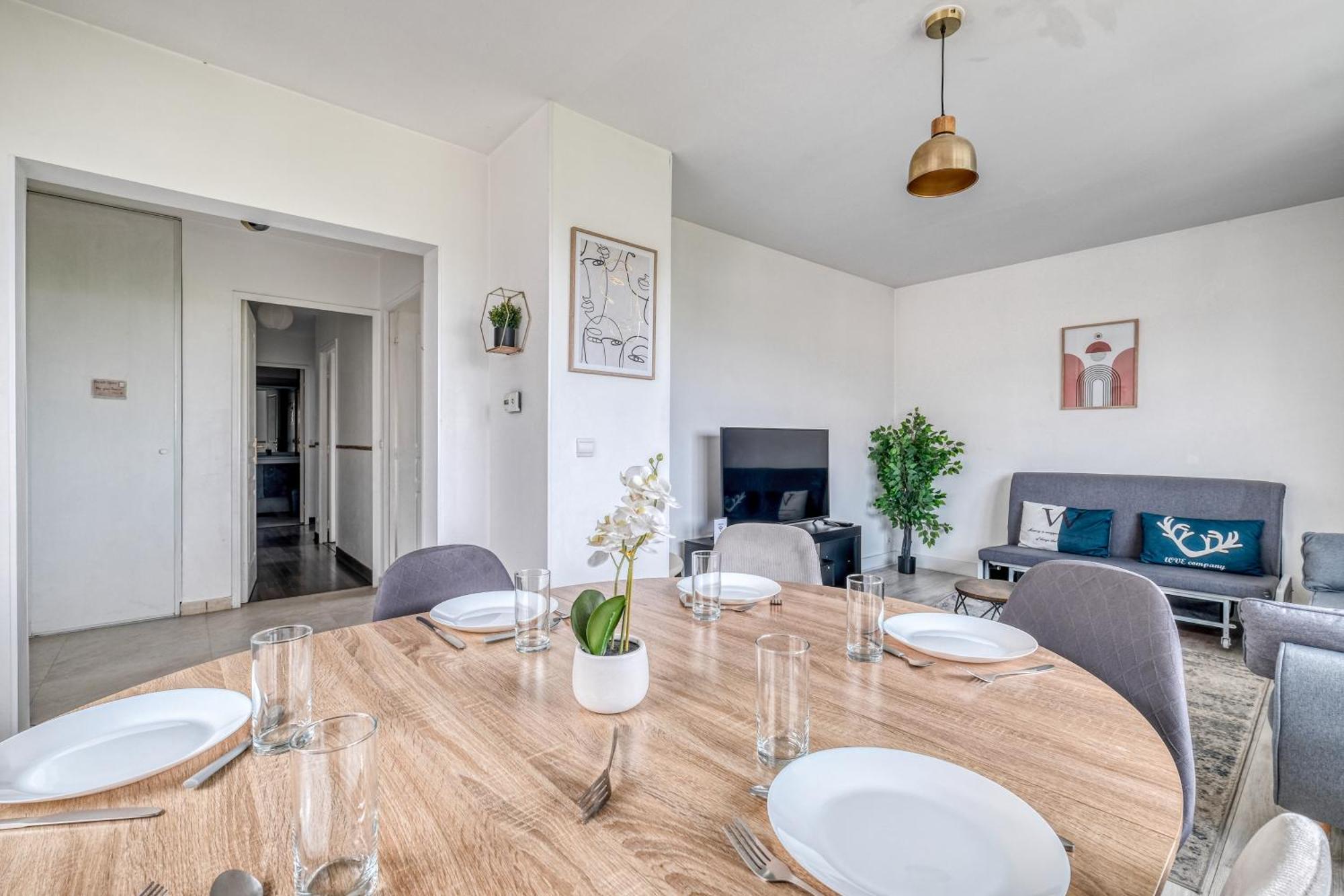 Appartement Family Terrasse 6-7Pers Proche Disney Et Gare Montévrain Kültér fotó